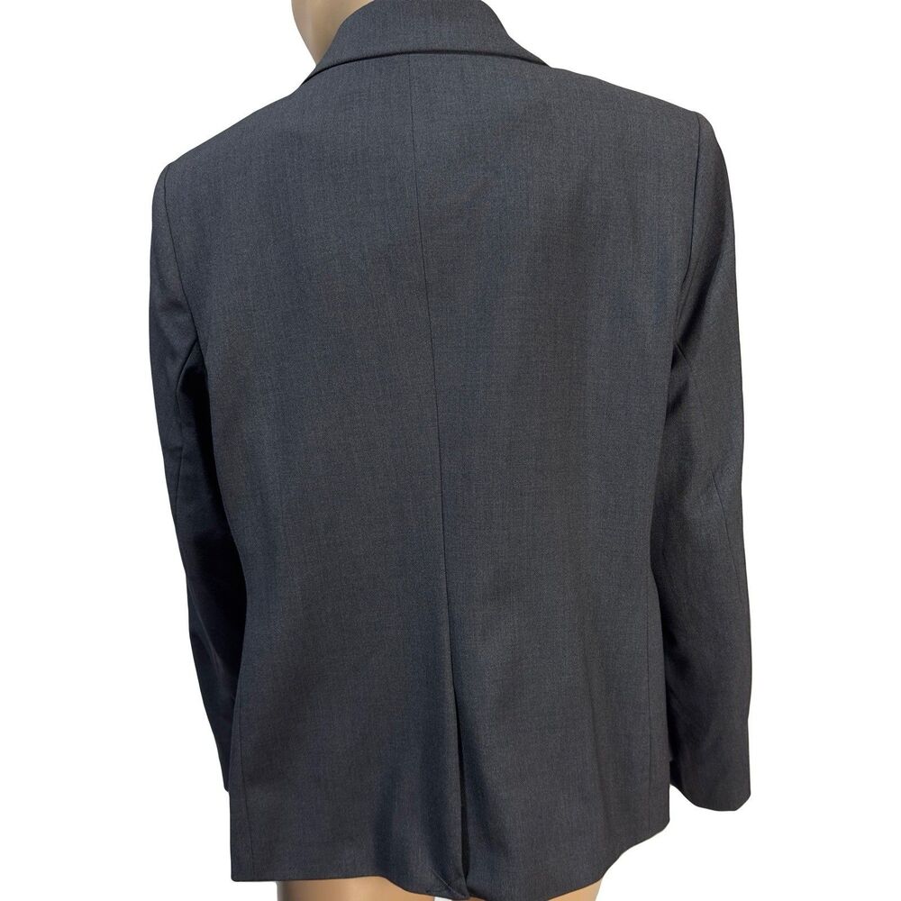 Calvin Klein Women’s Blazer Size 16W Gray Charcoal Office Career Jacket NEW - Picture 2 of 8